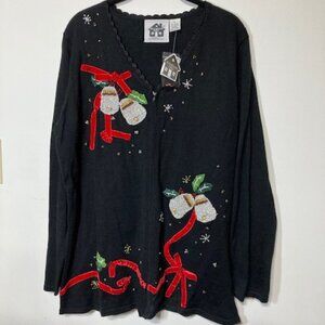 Storybook Knits Christmas “Jingle Bells” Sweater, Size XL (New with Tags)